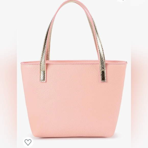 Pink Bag with Bow with Adjustable Detachable Strap - Picture 6 of 7